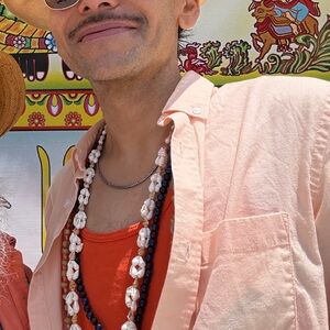 Elegant White and Tan natural shell Necklace. Made by hand in Hawaii.